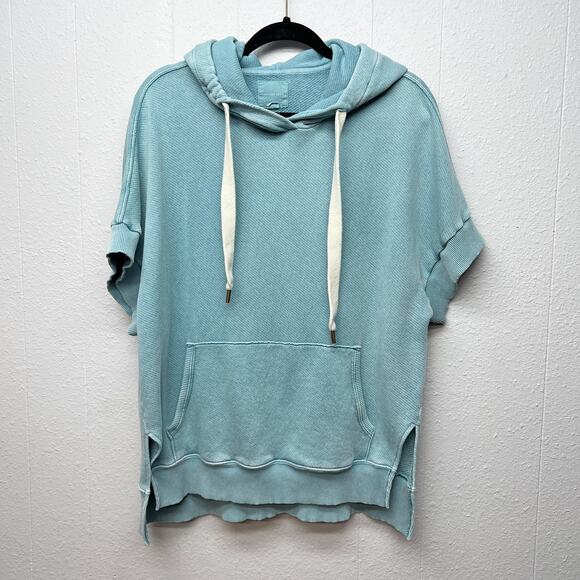 American Eagle Hooded Sweatshirt Womens Medium Oversized Workout Fitness Walking - Picture 1 of 12
